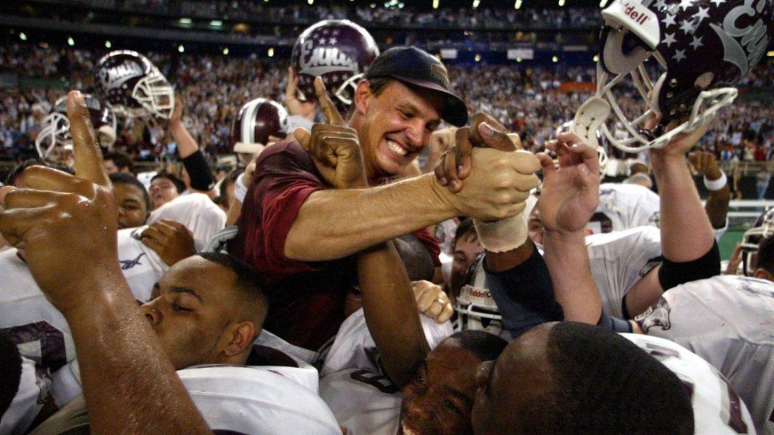 Stem Cell Therapy for MS Sam Harrell celebrates win with football team