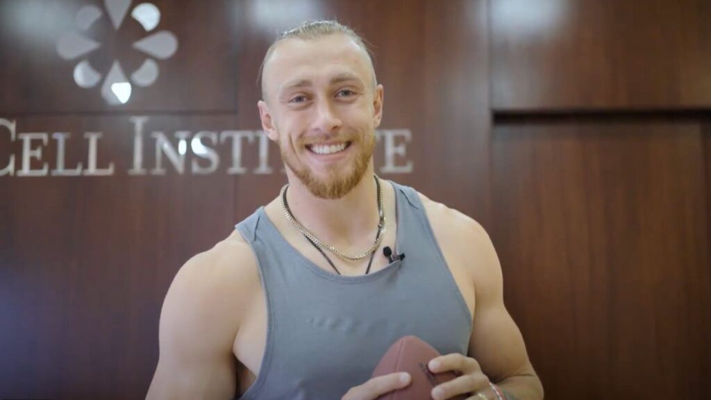 george kittle stem cell therapy George Kittle at Stem Cell Institute