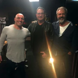 kyle juszczyk Joe Rogan with Dr. Neil Riordan and Mel Gibson